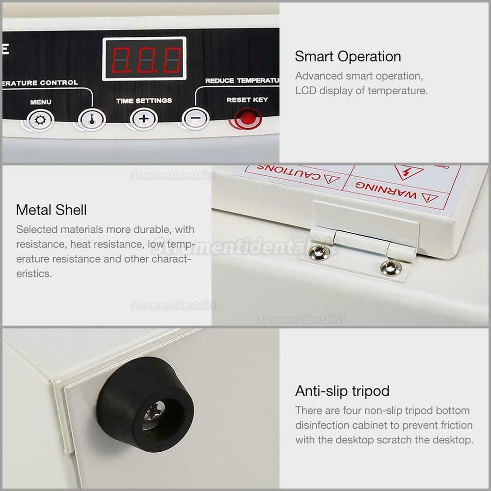 Sterilizzatore Dentale a Calore Secco Nova®Kh-360B, Tatuaggio Medico Veterinario con Controllo Display Digitale Sterilizzatore Dentale a Calore Secco Nova®Kh-360B, Tatuaggio Medico Veterinario con Controllo Display Digitale