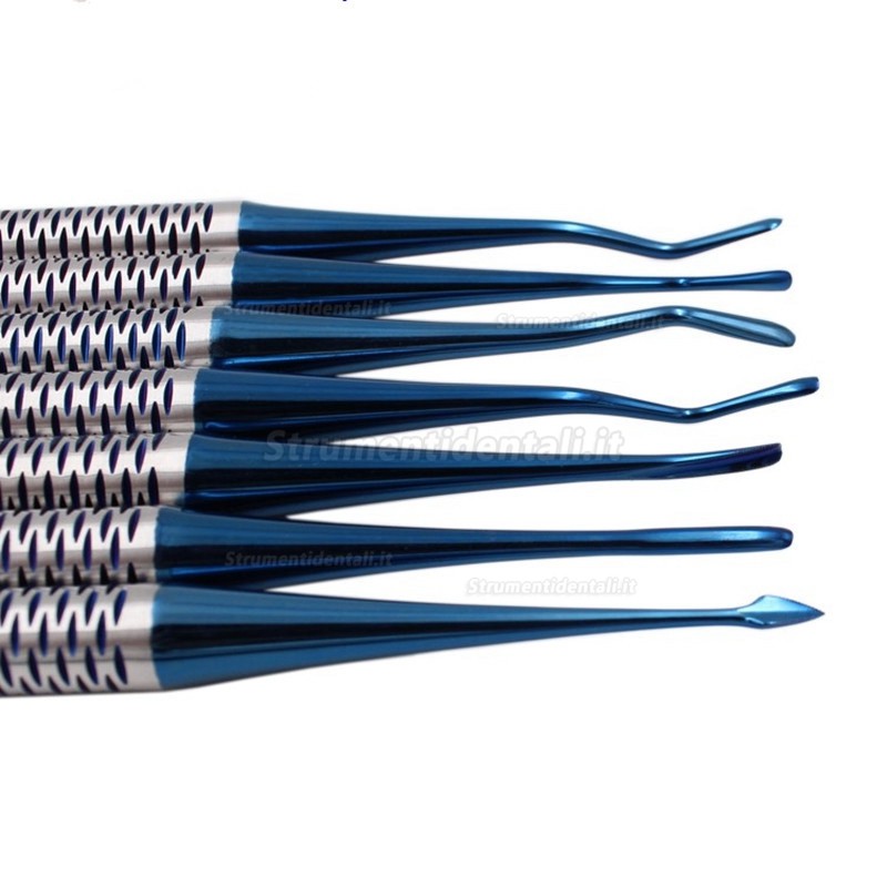 7 Pz/set Leva dentista (pdl elevatore odontoiatrico)