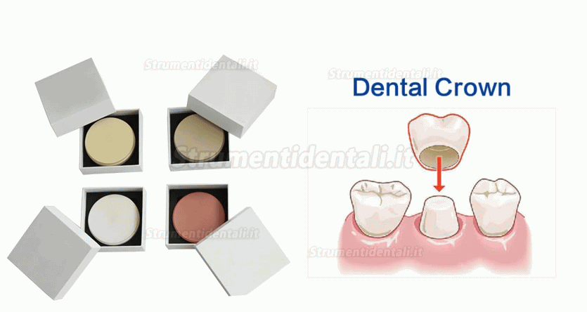 Dischi Peek per laboratorio odontotecnico 98mm/95mm * 12/14/16/18/20/24/26mm