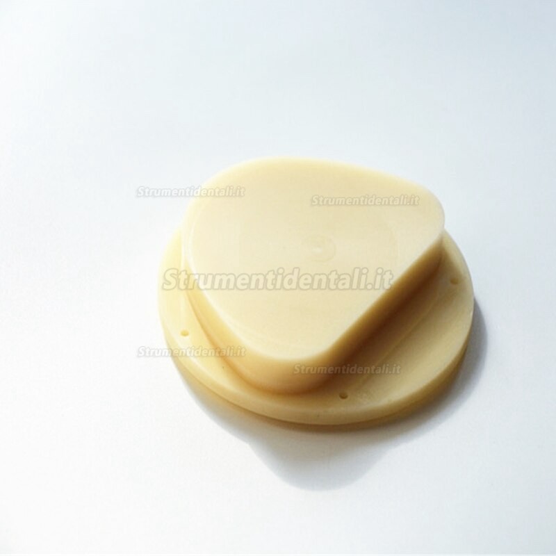 5 pezzi disco in pmma 89*71*20mm dentale (fresatrice del sistema CAD/CAM amann girrbach)