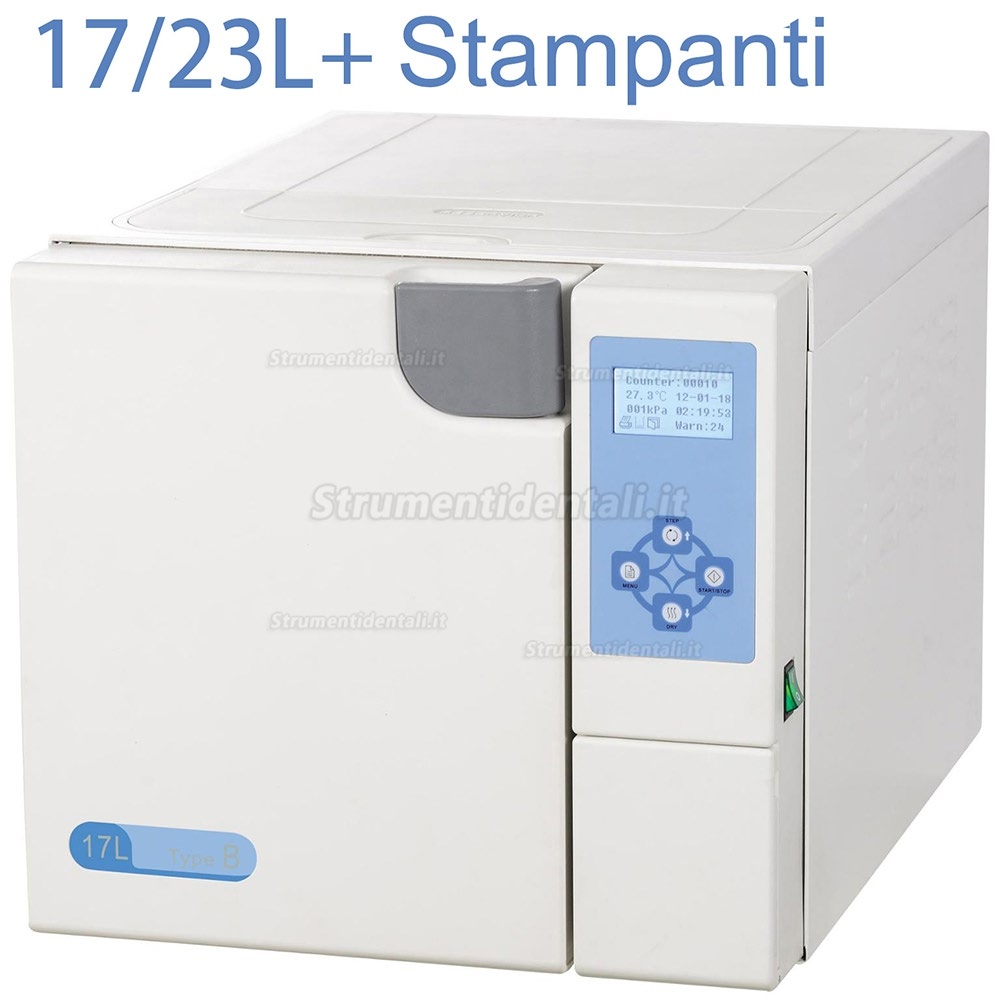 P&T® BTS17/23 Autoclave Classe B con Stampanti 17/23L