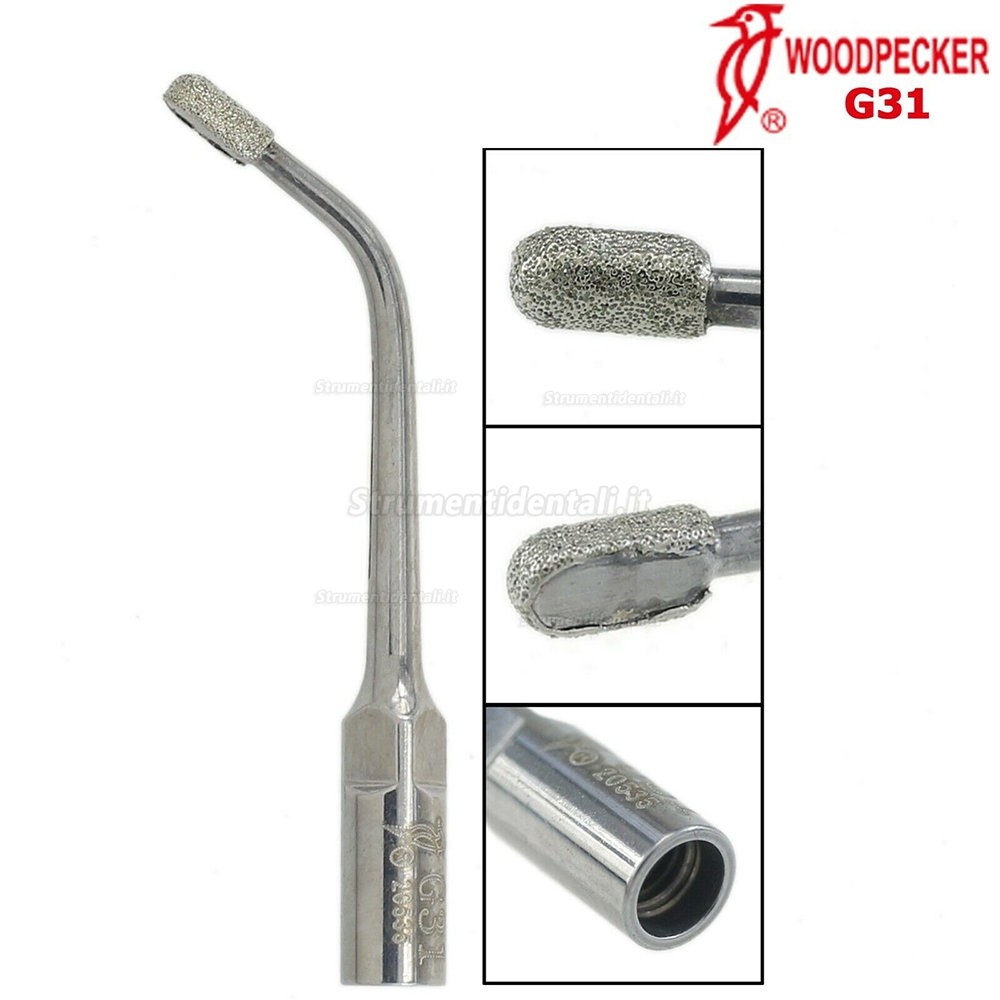 5 Pz Woodpecker Inserti piezo /punte ablatore per cavità spalla preparazione G20 G31 G32 G33 compatibile con EMS