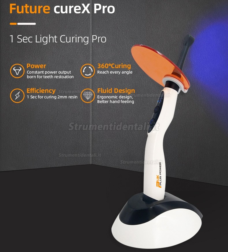 Lampada polimerizzante LED ad alta intensità Pluspower® FUTURE X PRO Lampada polimerizzante LED ad alta intensità Pluspower® FUTURE X PRO
