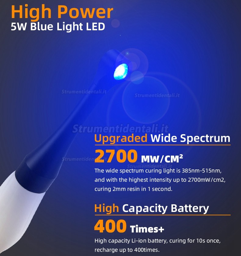 Lampada polimerizzante LED ad alta intensità Pluspower® FUTURE X PRO Lampada polimerizzante LED ad alta intensità Pluspower® FUTURE X PRO
