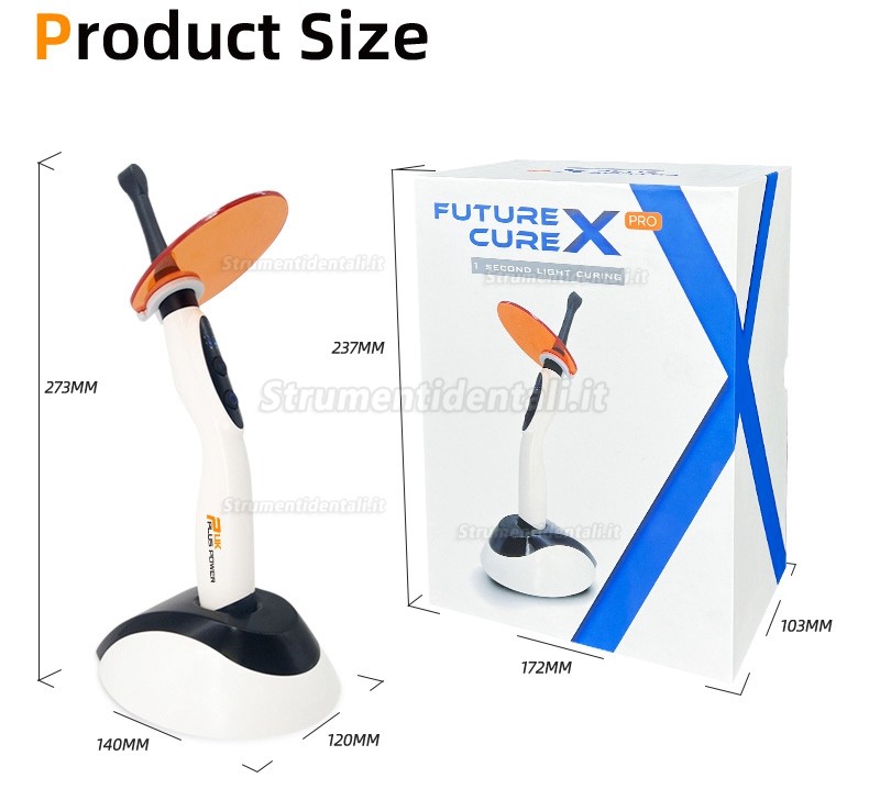 Lampada polimerizzante LED ad alta intensità Pluspower® FUTURE X PRO