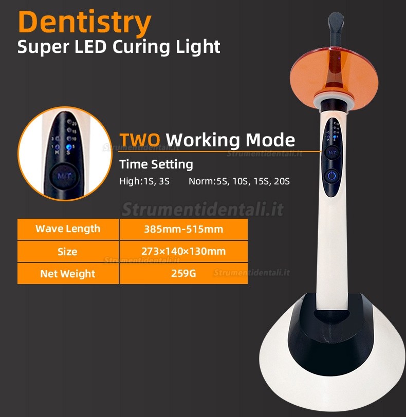 Lampada polimerizzante LED ad alta intensità Pluspower® FUTURE X PRO Lampada polimerizzante LED ad alta intensità Pluspower® FUTURE X PRO