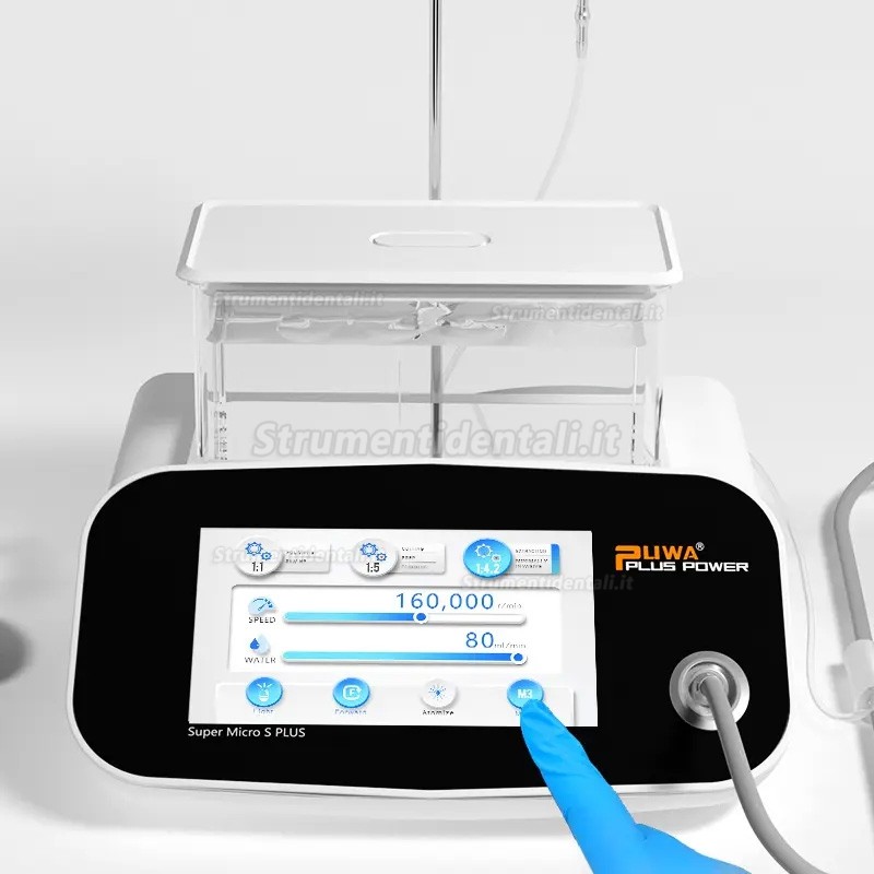 Pluspower Super Micro S PLUS Micromotore elettrico odontoiatrico con serbatoio d'acqua Pluspower Super Micro S PLUS Micromotore elettrico odontoiatrico con serbatoio d'acqua