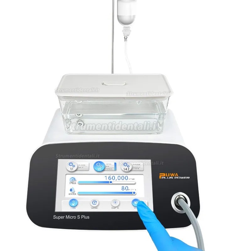 Pluspower Super Micro S PLUS Micromotore elettrico odontoiatrico con serbatoio d'acqua Pluspower Super Micro S PLUS Micromotore elettrico odontoiatrico con serbatoio d'acqua