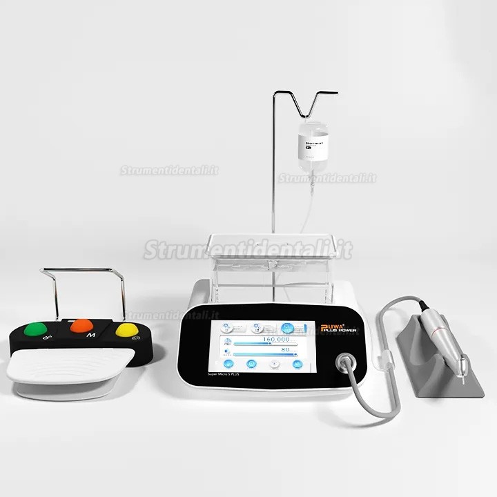 Pluspower Super Micro S PLUS Micromotore elettrico odontoiatrico con serbatoio d'acqua Pluspower Super Micro S PLUS Micromotore elettrico odontoiatrico con serbatoio d'acqua