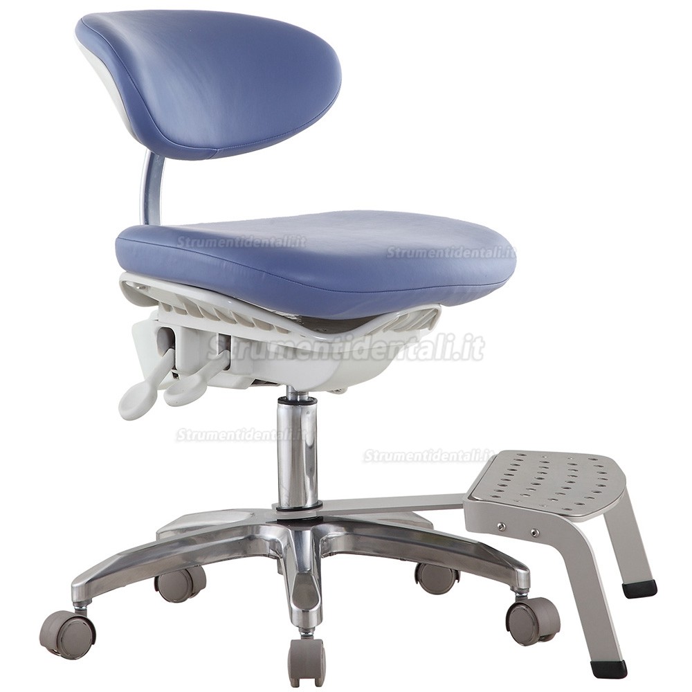 QIYUAN QY DS-PB1 Sgabello odontoiatrico, seduta per sedia dentisti dinamica con base del piede QIYUAN QY DS-PB1 Sgabello odontoiatrico, seduta per sedia dentisti dinamica con base del piede