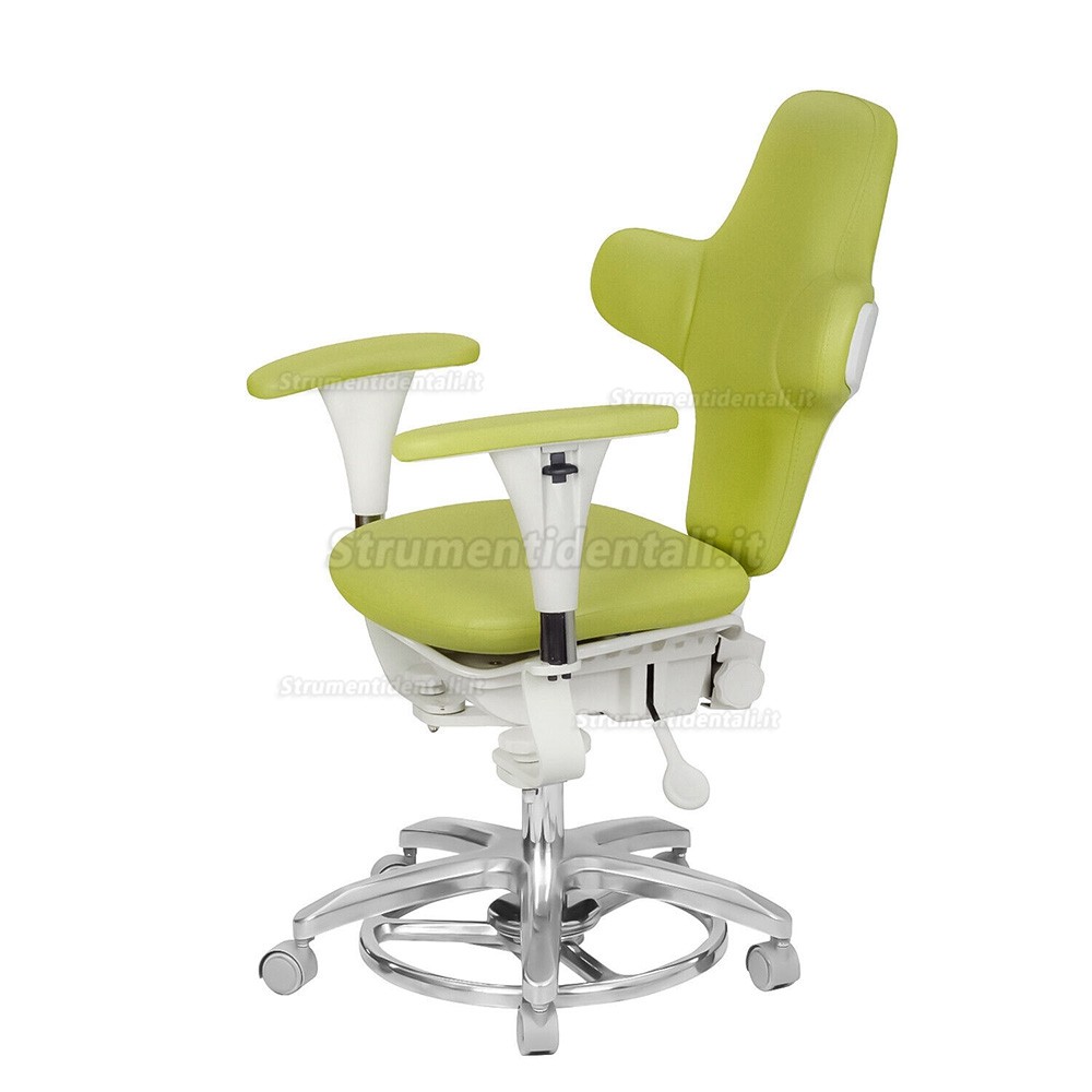 QIYUAN QY-MDS-E3 Sgabello operatore per microscopio dentale, sedia ergonomico per dentista QIYUAN QY-MDS-E3 Sgabello operatore per microscopio dentale, sedia ergonomico per dentista