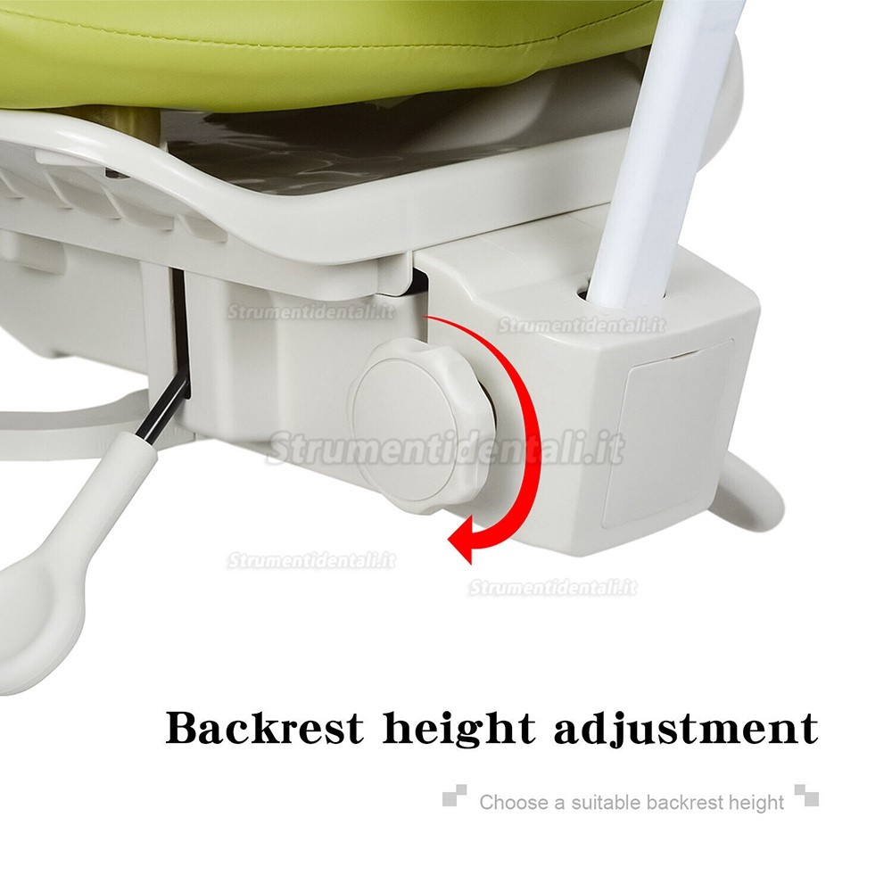 QIYUAN QY-MDS-E3 Sgabello operatore per microscopio dentale, sedia ergonomico per dentista QIYUAN QY-MDS-E3 Sgabello operatore per microscopio dentale, sedia ergonomico per dentista