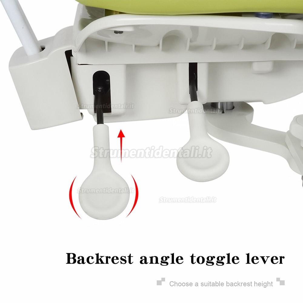 QIYUAN QY-MDS-E3 Sgabello operatore per microscopio dentale, sedia ergonomico per dentista QIYUAN QY-MDS-E3 Sgabello operatore per microscopio dentale, sedia ergonomico per dentista