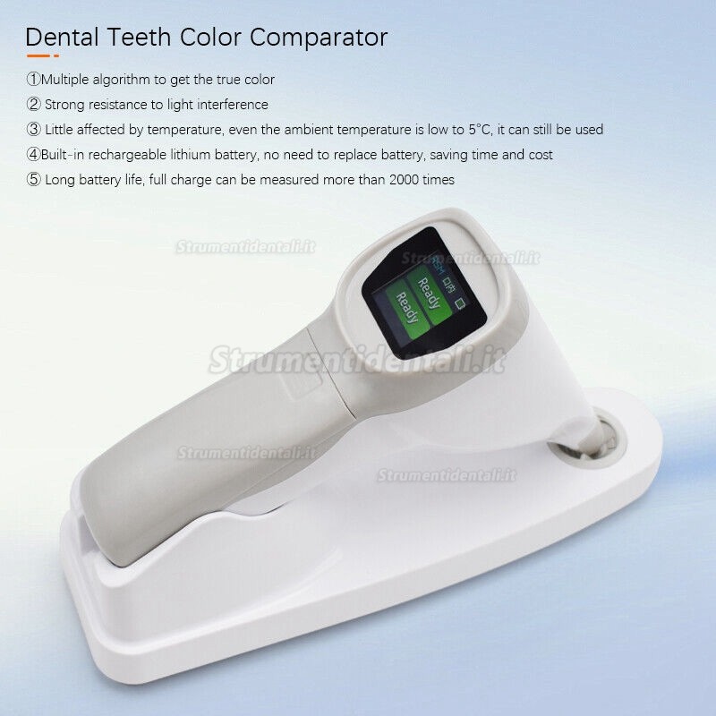 Digitale colorimetri odontoiatrici spettrofotometro dentale con sistema di tonalità VITA Digitale colorimetri odontoiatrici spettrofotometro dentale con sistema di tonalità VITA
