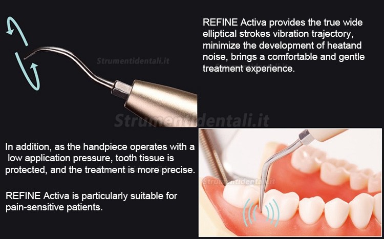 Refine® Activa/ Activa S ablatore pneumatico 4 fori / compatibile con KAVO