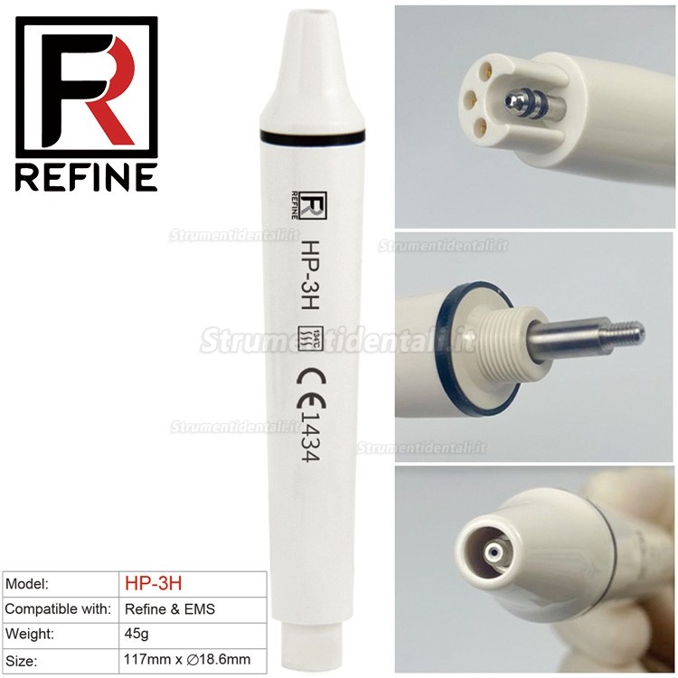 Refine® HP1/HP3/HP5L/HP6L Manipolo da ablatore ultrasuoni (compatibile con EMS Woodpecker)