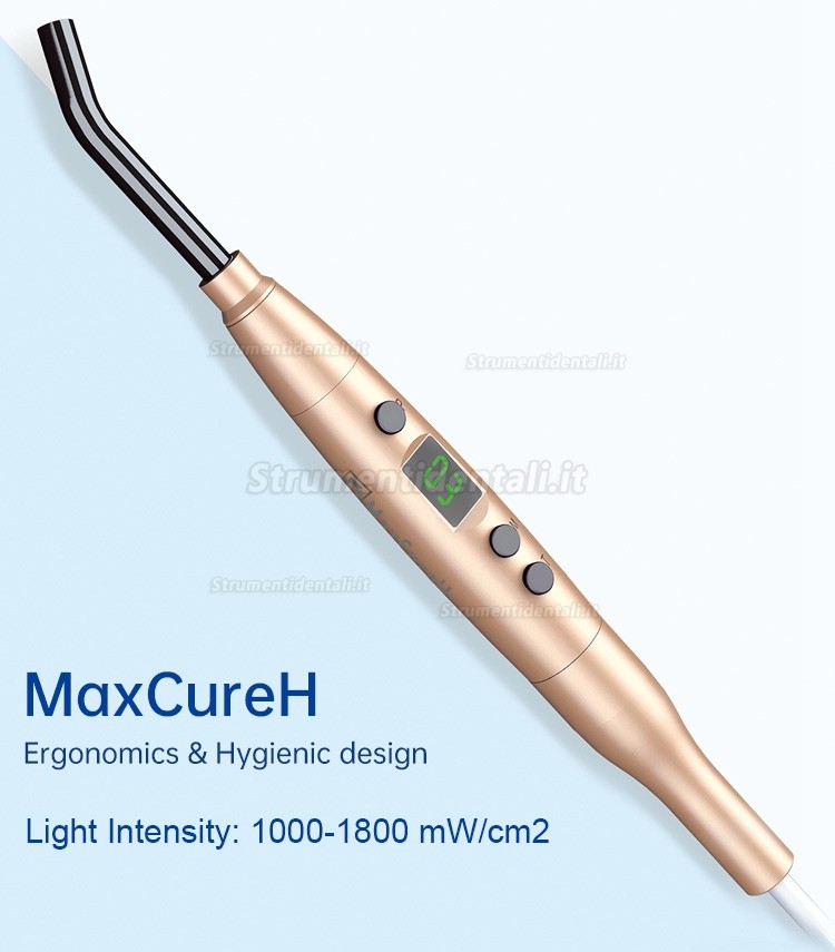 Refine® MaxCureH LED lampada polimerizzante odontoiatrica avere fili (1600-1800mw/cm2)