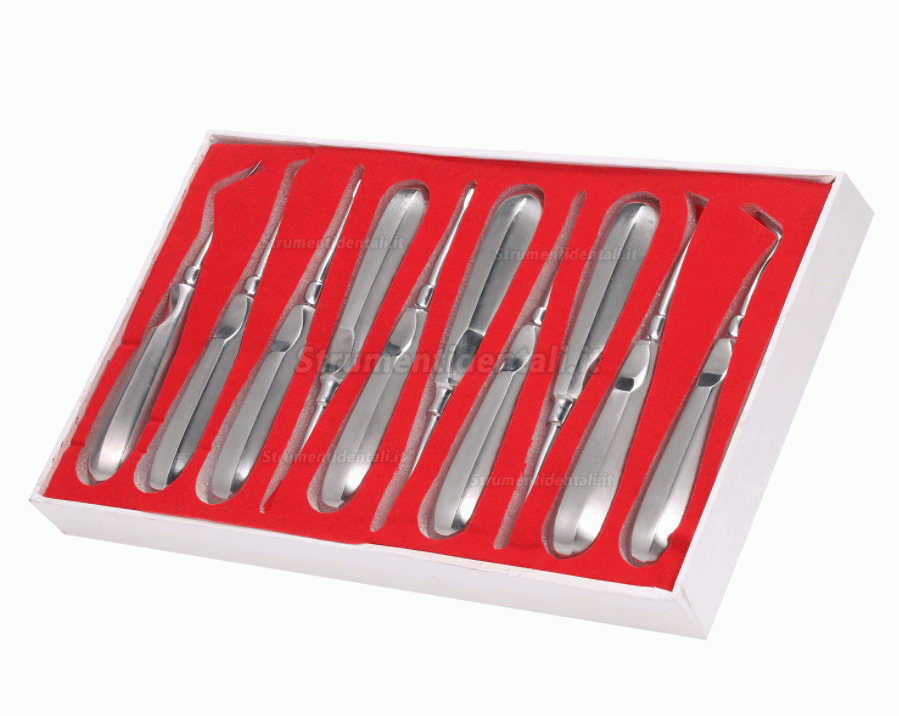 Leva dentista (elevatore odontoiatrico) 10 pz kit