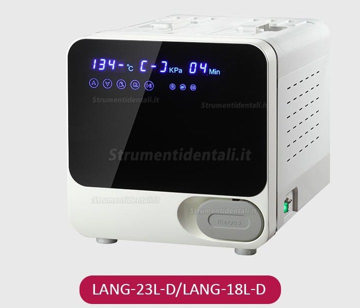 Runyes Lang Series Sterilizzatore per autoclave a vapore sottovuoto touchscreen 18-23L Classe B