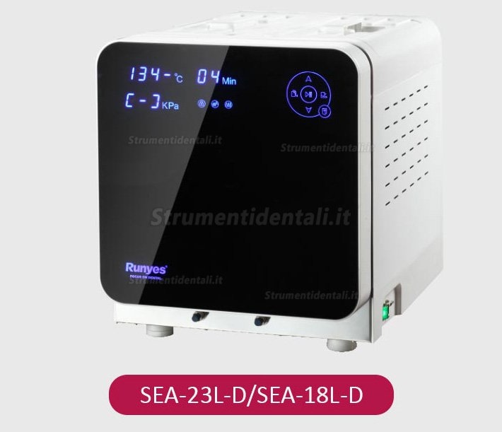 Runyes Sea Series Sterilizzatore per autoclave a vapore sottovuoto touchscreen 18-23L Classe B