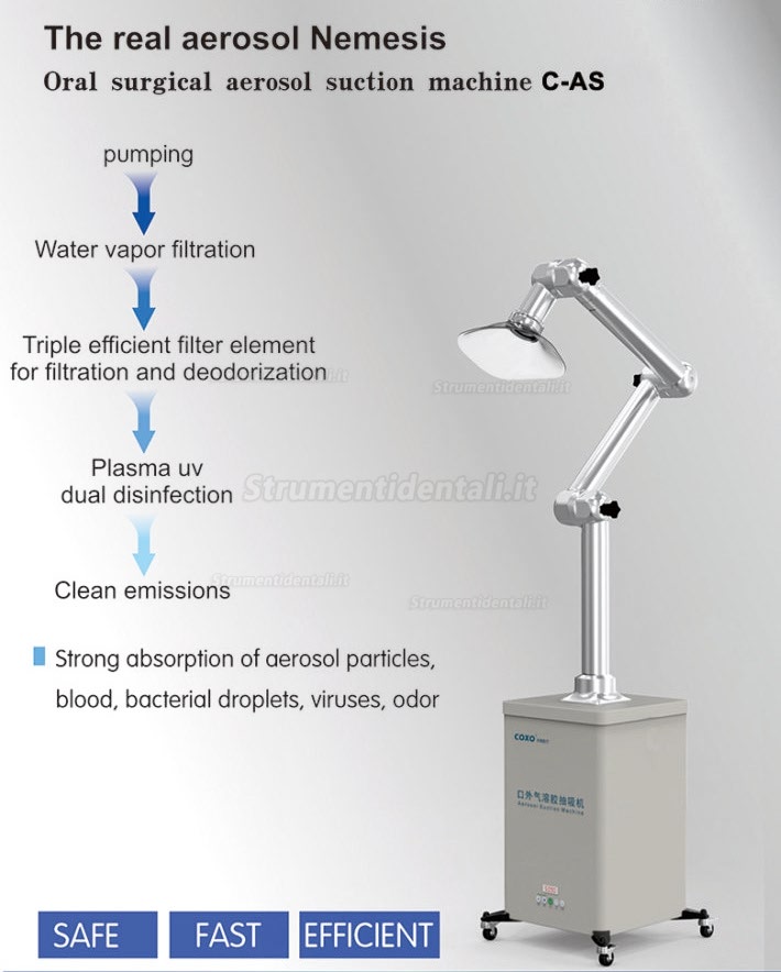 Yusendent COXO SC-V102 aspiratore aerosol odontoiatrico per clinica odontoiatrica