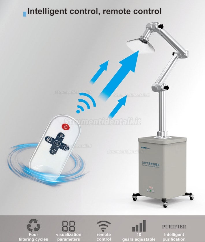 Yusendent COXO SC-V102 aspiratore aerosol odontoiatrico per clinica dentista