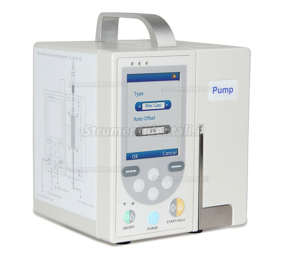 CONTEC SP750 Pompa di infusione volumetrica pompa a siringa per controllo fluido IV, allarme, LCD