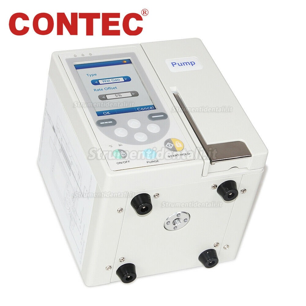 CONTEC SP750 Pompa di infusione volumetrica pompa a siringa per controllo fluido IV, allarme, LCD