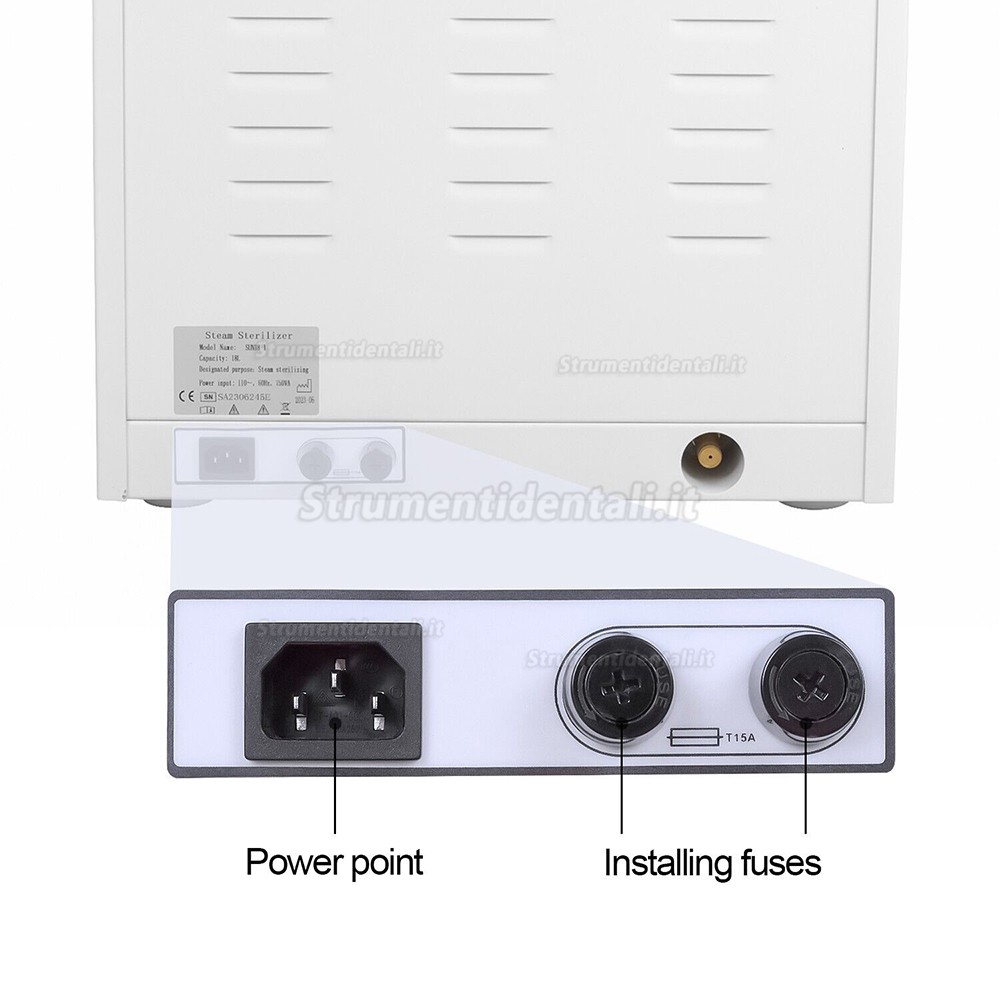 Sterilizzatore autoclave dentista Sun SUN18/23-I(E) 18L/23L classe N