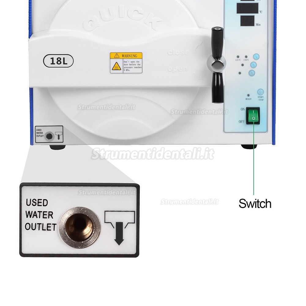 Sterilizzatore autoclave dentista Sun SUN18/23-I(E) 18L/23L classe N Sterilizzatore autoclave dentista Sun SUN18/23-I(E) 18L/23L classe N