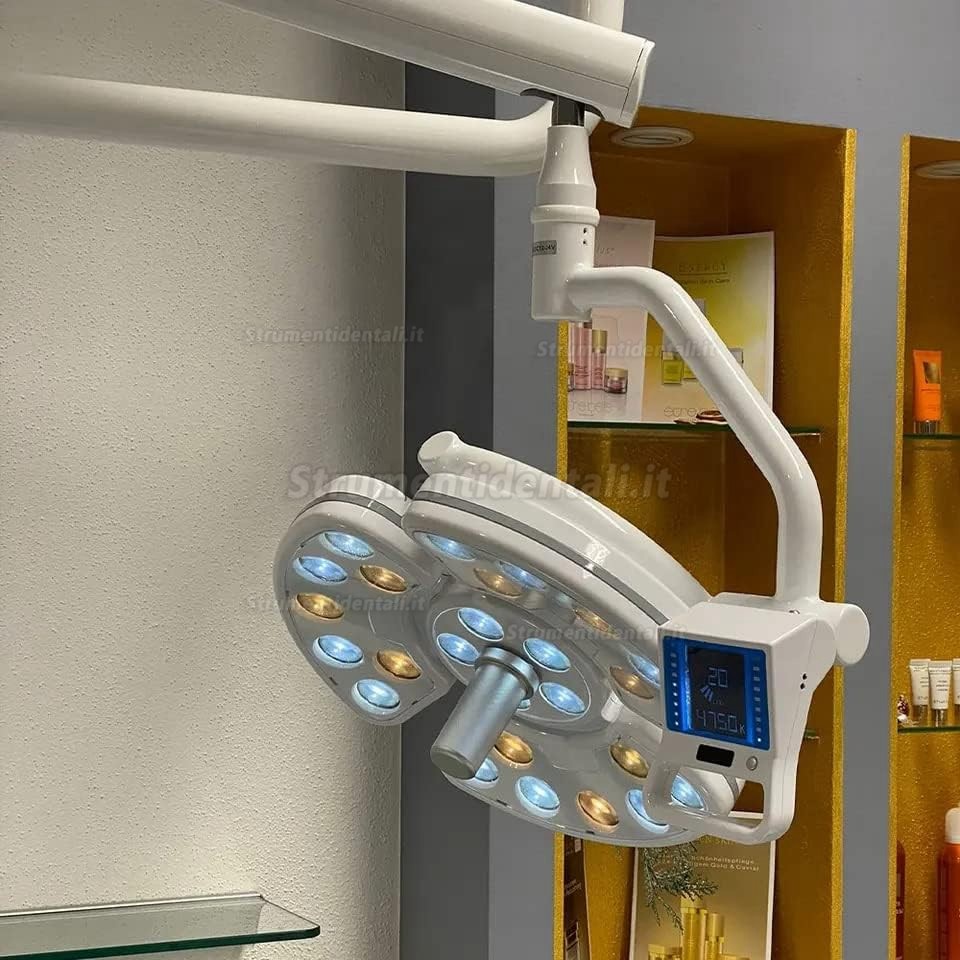 Lampada scialitica odontoiatrica / Scialitica operatoria dentista Saab KY-P138-2 52 LED (montata a soffitto)