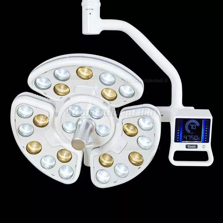 Lampada riunito LED odontoiatrico Saab KY-P138 con braccio per poltrona odontoiatrica Lampada riunito LED odontoiatrico Saab KY-P138 con braccio per poltrona odontoiatrica