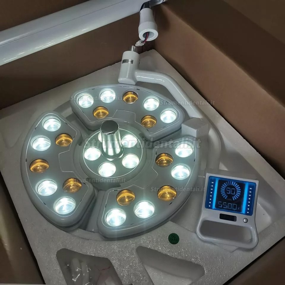 Lampada riunito LED odontoiatrico Saab KY-P138 con braccio per poltrona odontoiatrica Lampada riunito LED odontoiatrico Saab KY-P138 con braccio per poltrona odontoiatrica