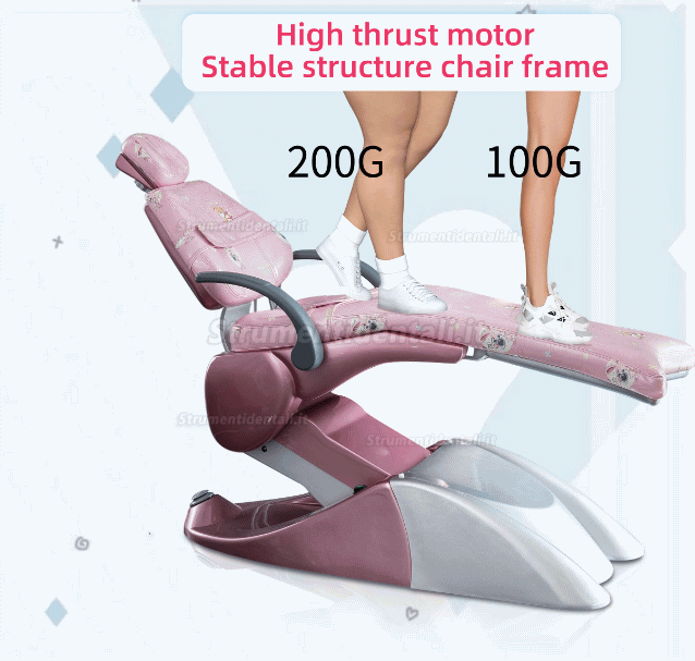 Riunito odontoiatrico rosa per bambini / Unità odontoiatrico di trattamento pediatrico Safety® M10+