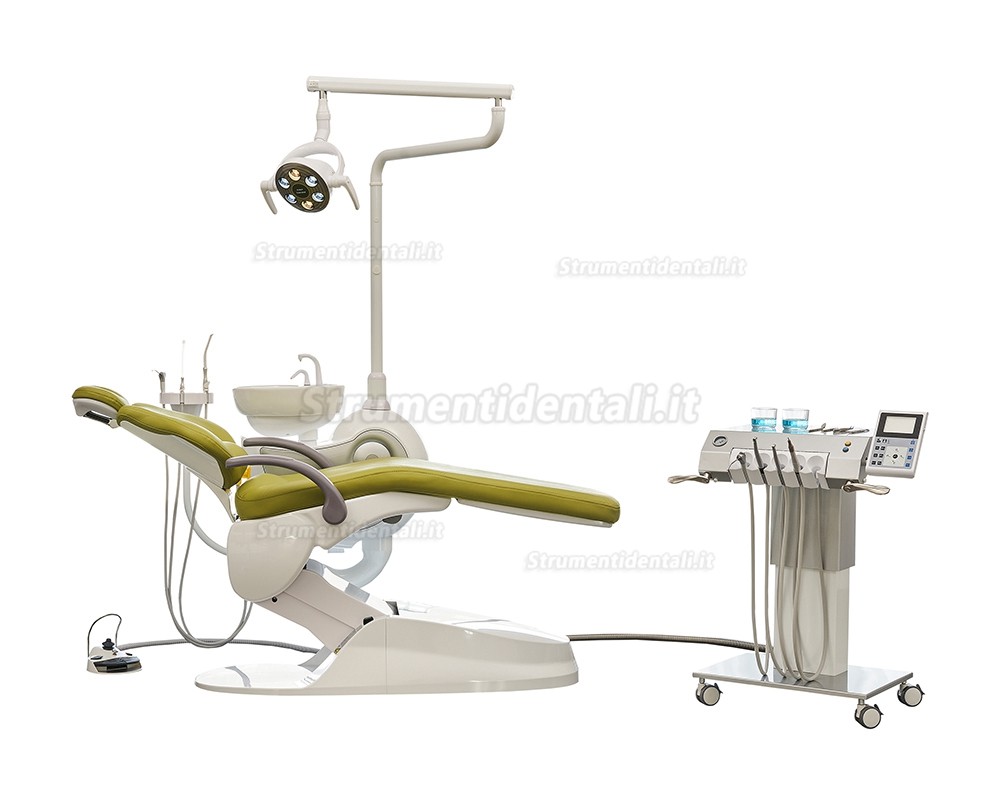 Unità poltrona per impianti dentali multifunzionale Safety® M9 con portastrumenti indipendente