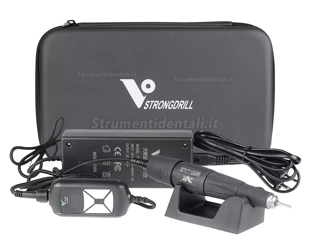 Micromotore elettrico dentale StrongDrill M55 50.000 giri/min Micromotore elettrico dentale StrongDrill M55 50.000 giri/min