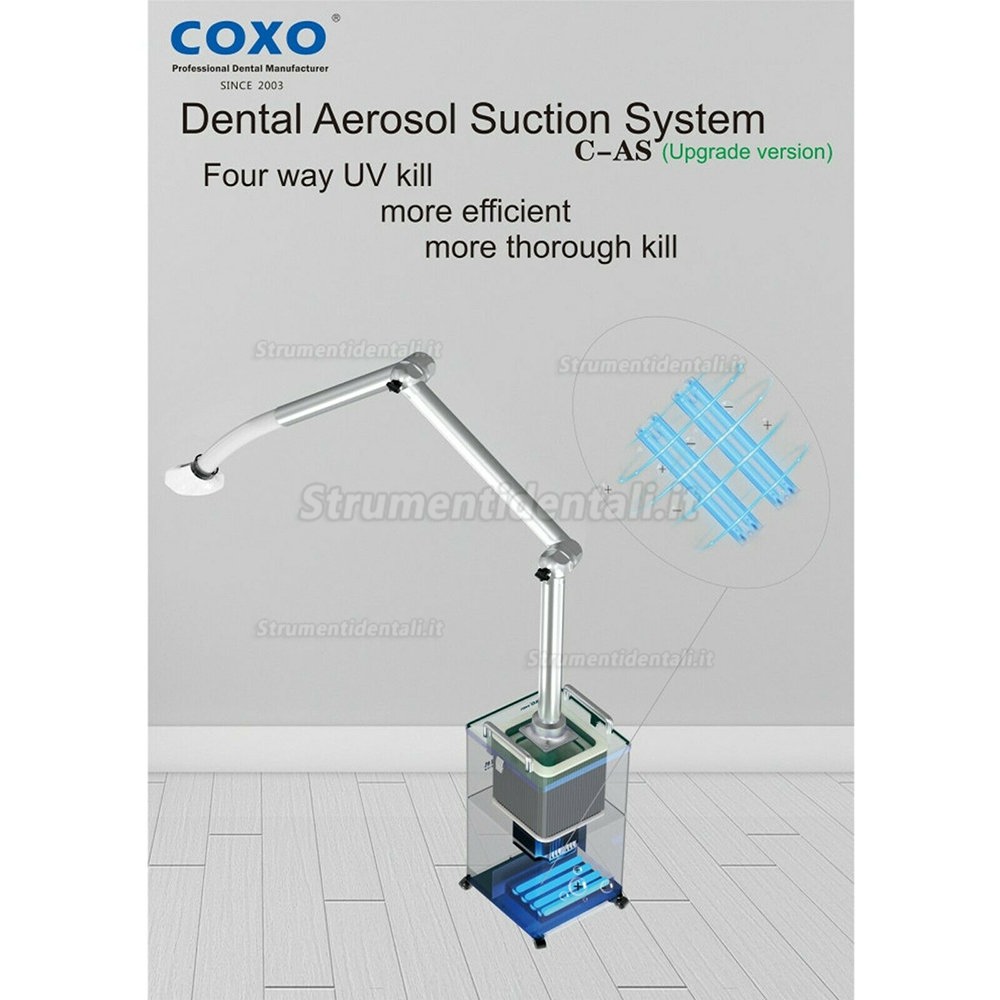 COXO C-AS aspiratore aerosol dentista con sterilizzazione UV (approvato dalla CE e FDA)