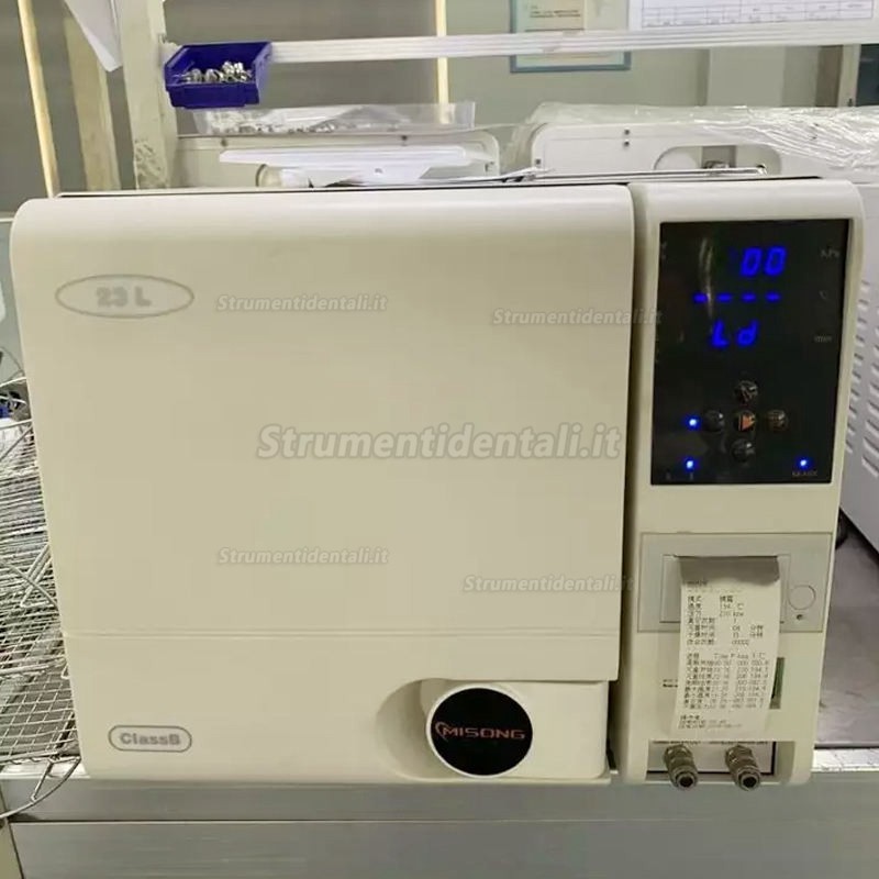 Autoclave sterilizzatrice classe b dentista SUN SUN18/23-III 18/23L con stampante e display LCD Autoclave sterilizzatrice classe b dentista SUN SUN18/23-III 18/23L con stampante e display LCD