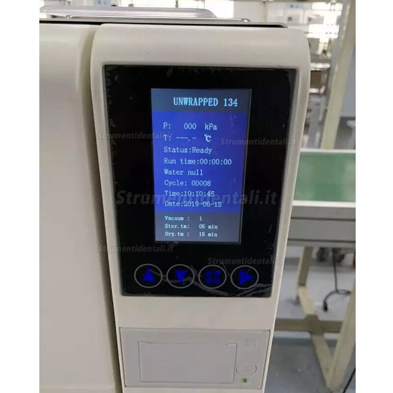 Autoclave sterilizzatrice classe b dentista SUN SUN18/23-III 18/23L con stampante e display LCD Autoclave sterilizzatrice classe b dentista SUN SUN18/23-III 18/23L con stampante e display LCD
