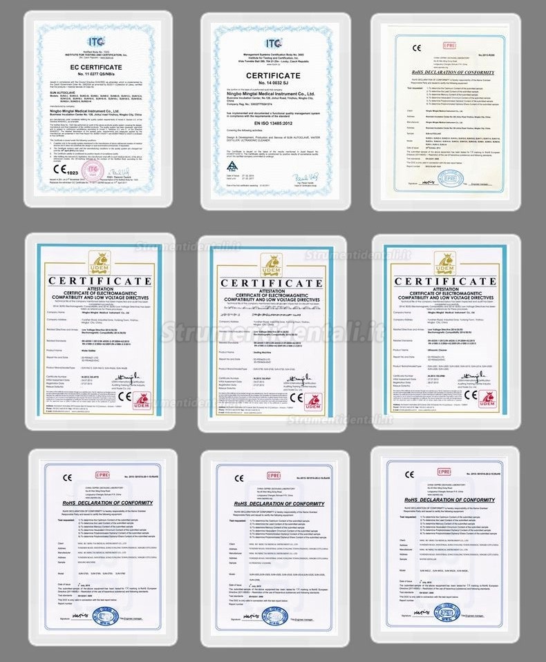 Autoclave sterilizzatrice classe b dentista SUN SUN18/23-III 18/23L con stampante e display LCD Autoclave sterilizzatrice classe b dentista SUN SUN18/23-III 18/23L con stampante e display LCD