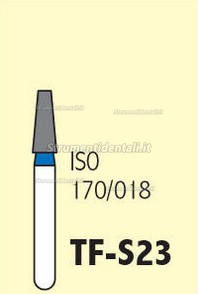 FG TF-S23 1.8mm Frese diamantate odontoiatrico 100 pz