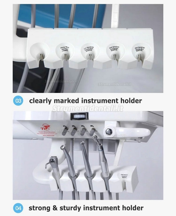 TJ TJ 2688 A1-1 Poltrona dentista integrante (Cuoio DELL'UNITÀ di elaborazione, controllato dal computer)