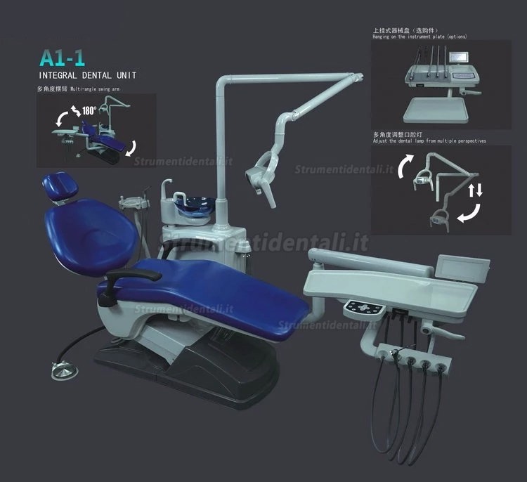 TJ TJ 2688 A1-1 Poltrona dentista integrante (Cuoio DELL'UNITÀ di elaborazione, controllato dal computer)