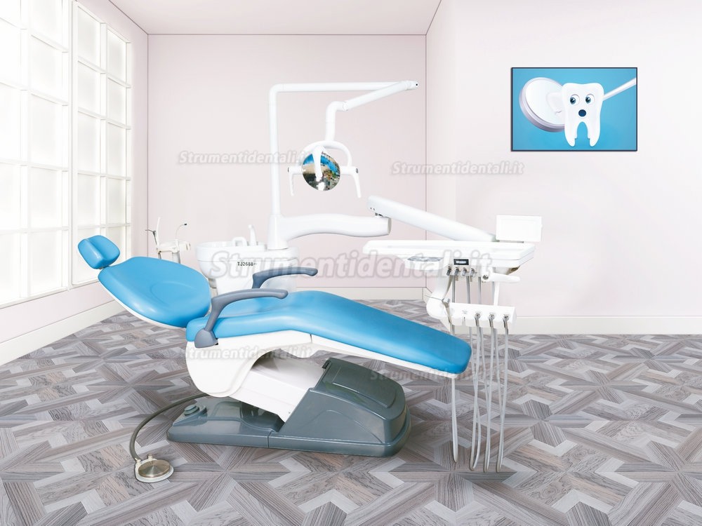 TJ TJ 2688 A1-1 Poltrona dentista integrante (Cuoio DELL'UNITÀ di elaborazione, controllato dal computer)