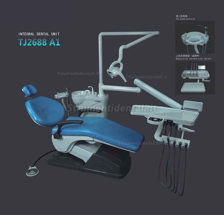 TJ TJ2688 A1 Poltrona dentista riunito odontoiatrico completa con lampada sensore