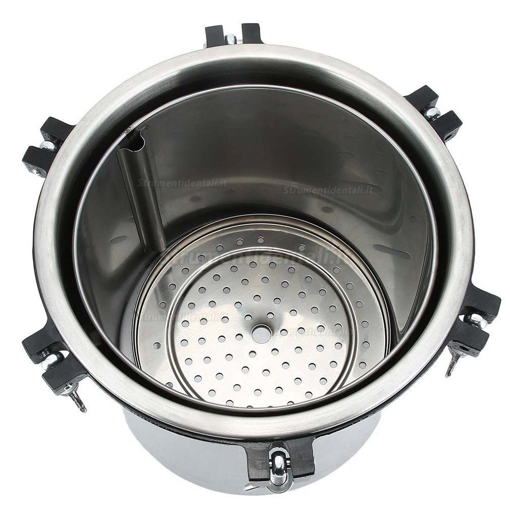 18L Sterilizzatore a Vapore in Autoclave Da per Impianti Dentali Medici 18L Sterilizzatore a Vapore in Autoclave Da per Impianti Dentali Medici