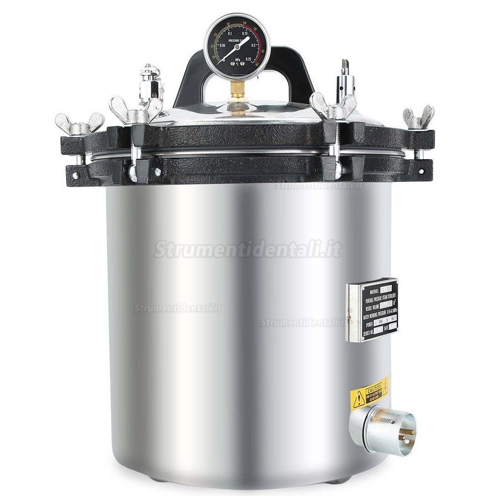 18L Sterilizzatore a Vapore in Autoclave Da per Impianti Dentali Medici 18L Sterilizzatore a Vapore in Autoclave Da per Impianti Dentali Medici