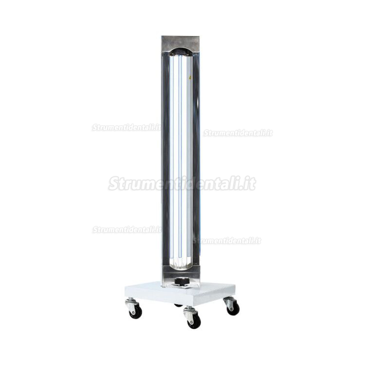 150W Mobile UV + Ozone Disinfezione Carrello Uvc Lampada Di Sterilizzazione Lampada Uvc Lampada Di Sterilizzazione a Luce Ultravioletta Germicida