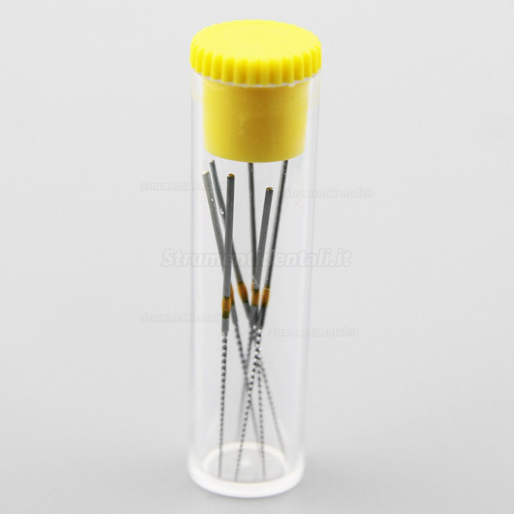 6 pezzi/set woodpeacker lima endodontica a ultrasuoni NITI U-FILE per la sagomatura dei canali K20# 6 pezzi/set woodpeacker lima endodontica a ultrasuoni NITI U-FILE per la sagomatura dei canali K20#
