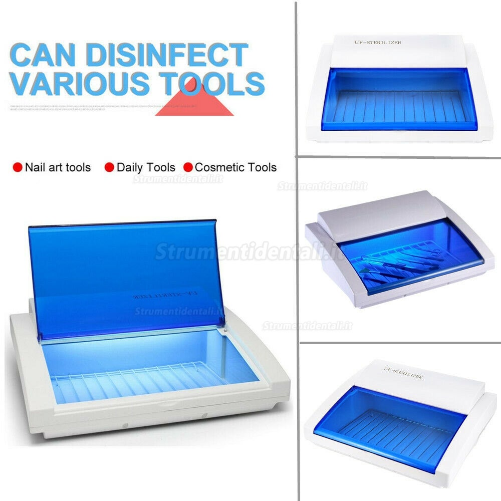 Sterilizzatore UV professionale germicida e battericida tavolo ultravioletto disinfettante scatola per manicure per salone di bellezza e parrucchiere